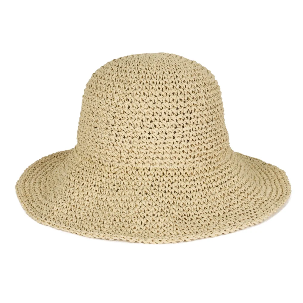 Packable Summer Hat Floppy Straw Sun Hat