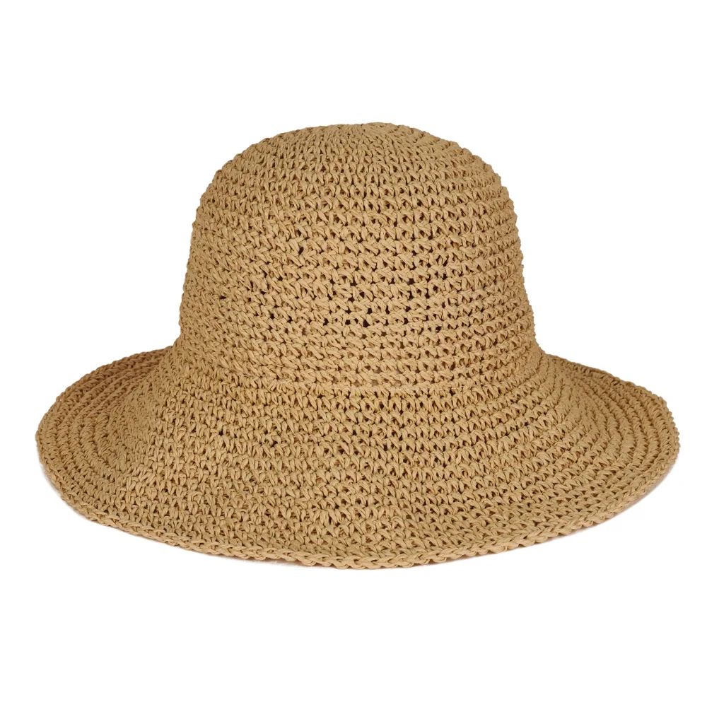 Floppy Straw Sun Hat Foldable Packable for Women