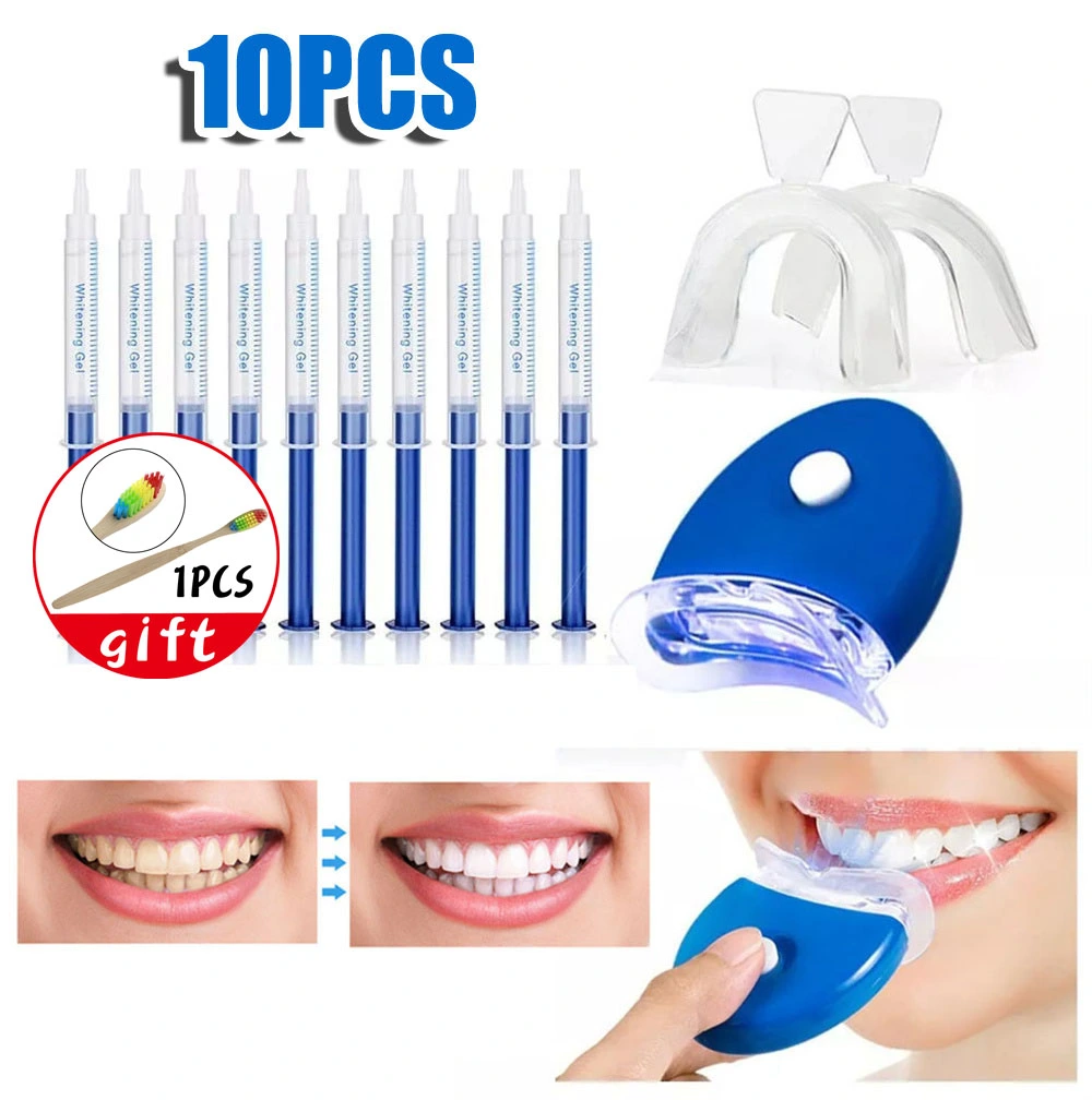 10 Pcs  Dental whitening Kit Whitener Complete Mouldings