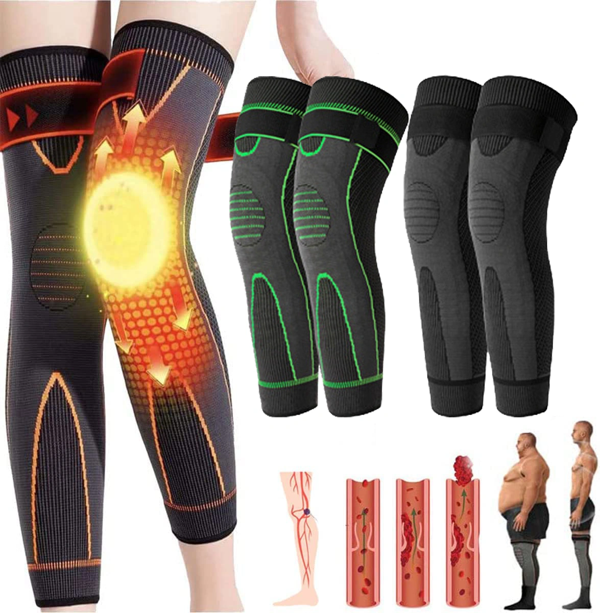 Knee Heating Knee Pads With Mugwort