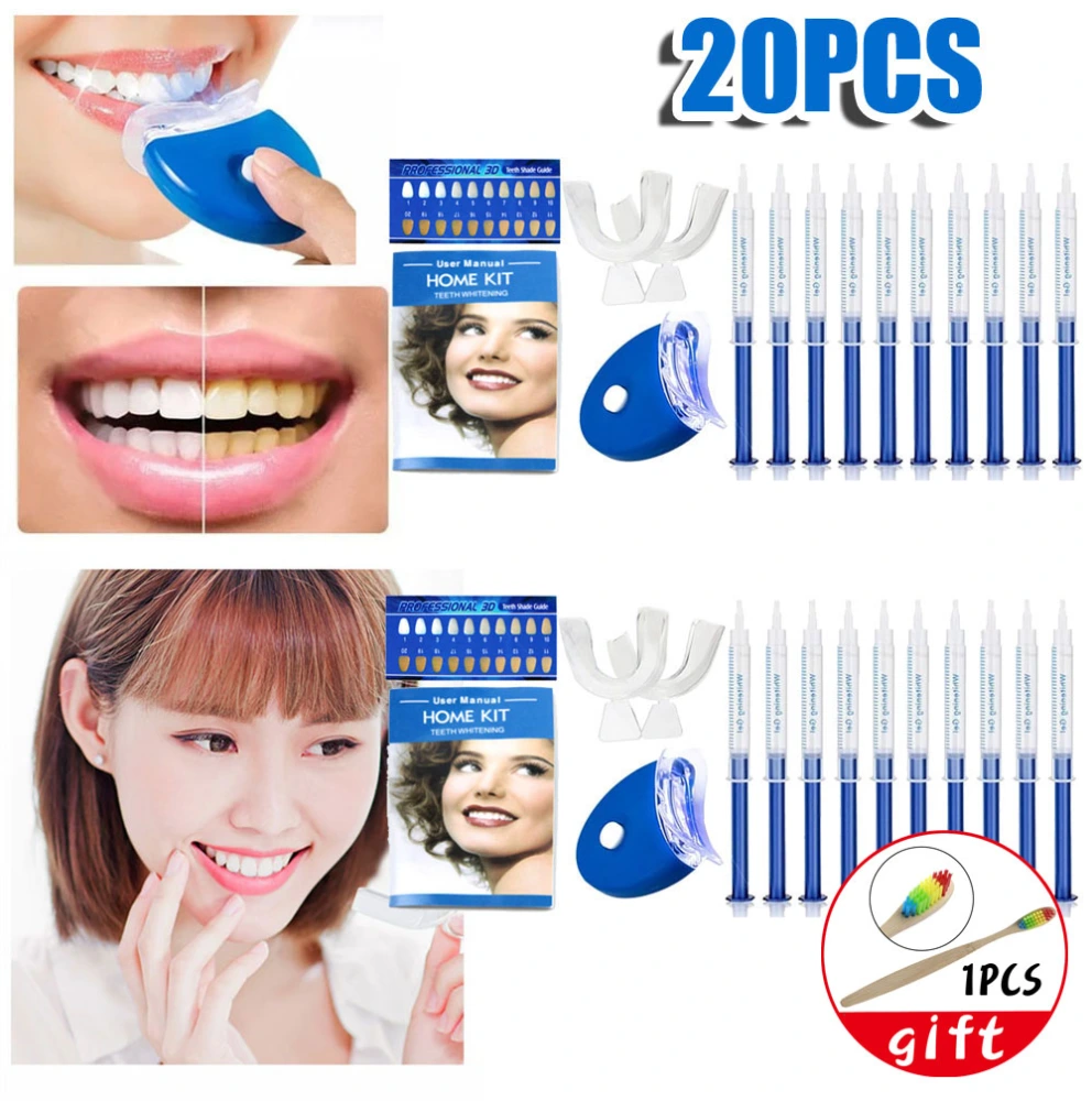 20 Pcs  Teeth Whitening Appliance Brightening Teeth Gel