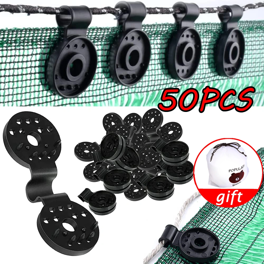 50 Pack Shade Cloth Heavy Duty Lock Grip for Gardent