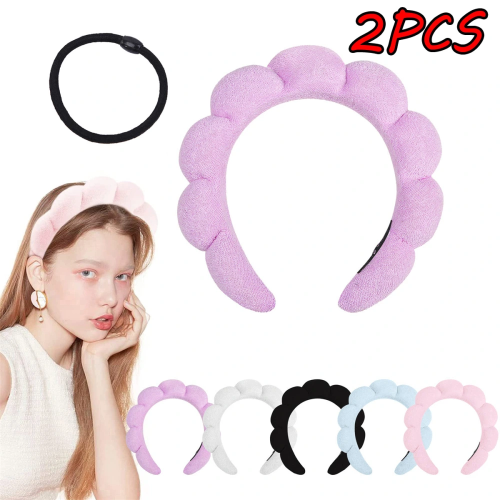 2Pcs Makeup Headband for Skincare and Washing Face