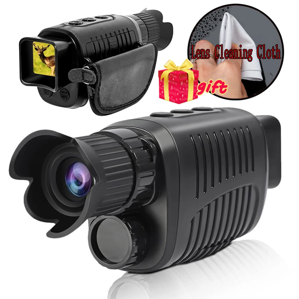 Digital Night Vision Monocular 1080p+Lens Cloth