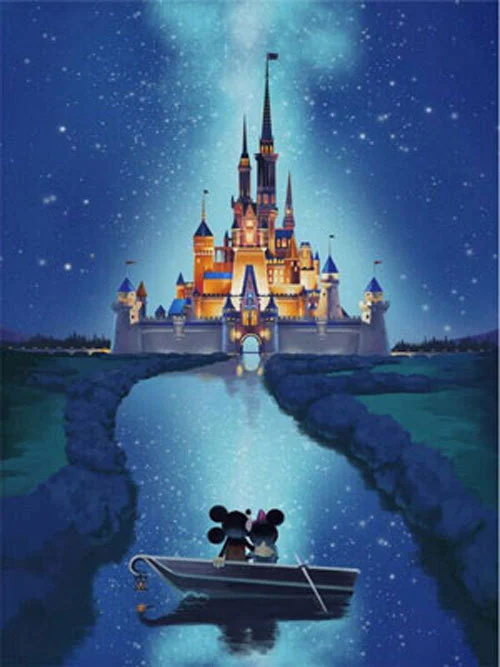Disney Mickey 5D Diamond Painting Landscape Painting