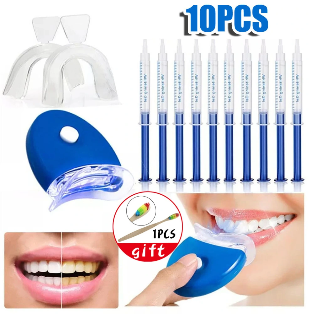 Teeth Whitening Apparatus Teeth Gel Brightening 10 Sets