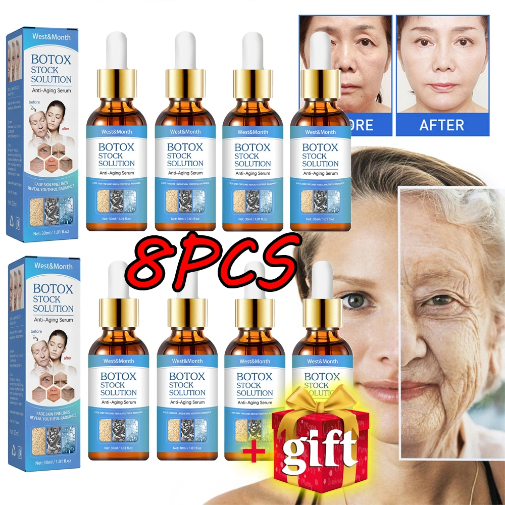 8Pcs Anti-Aging Serum, Anti-Aging Collagen Serum Gift