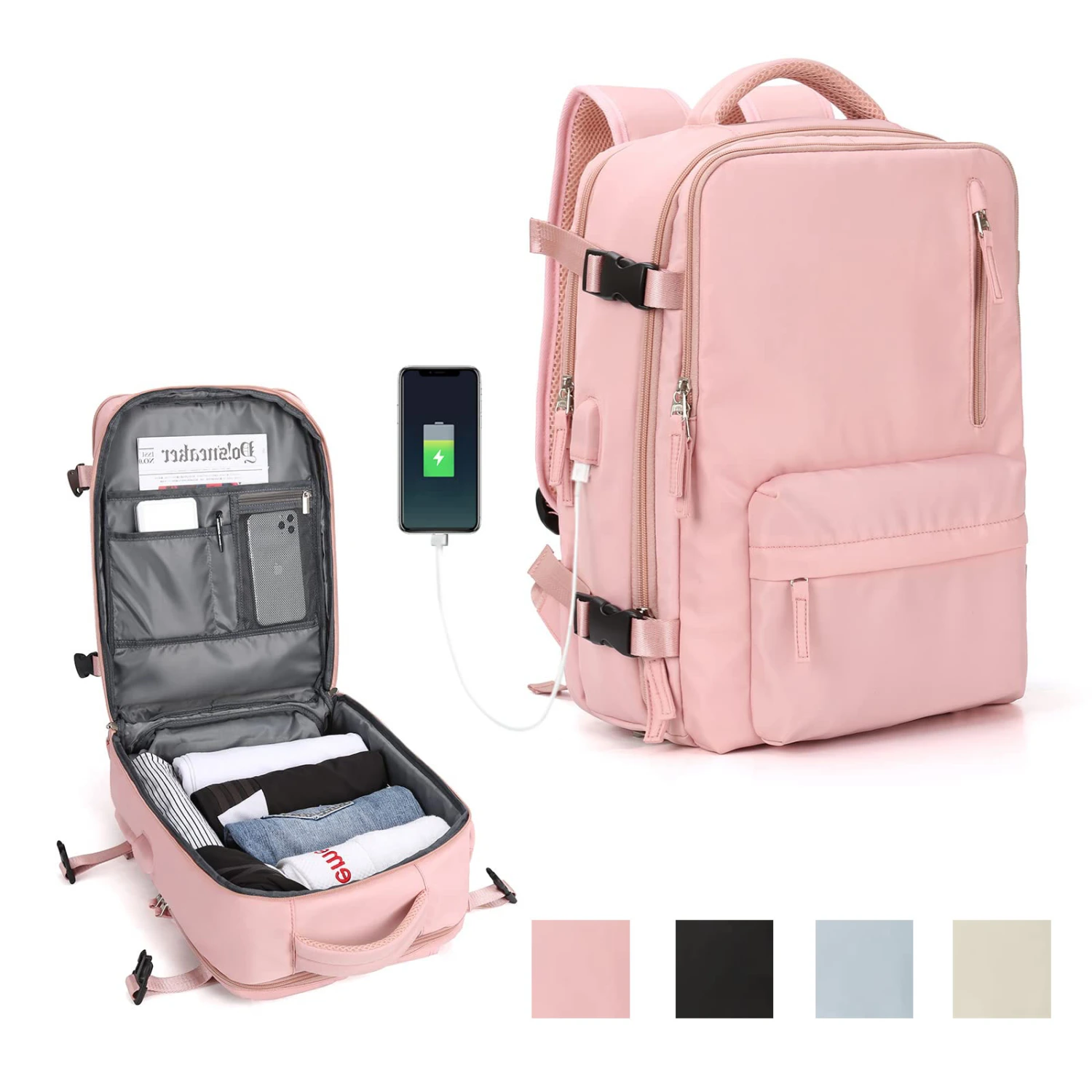 Travel Backpack Hiking Backpack Usb Charging Port