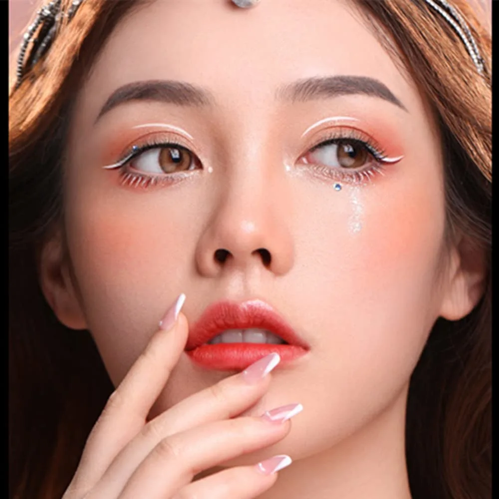 12PCS White Eyeliner Eyeliner Makeup Brow Tint Pen