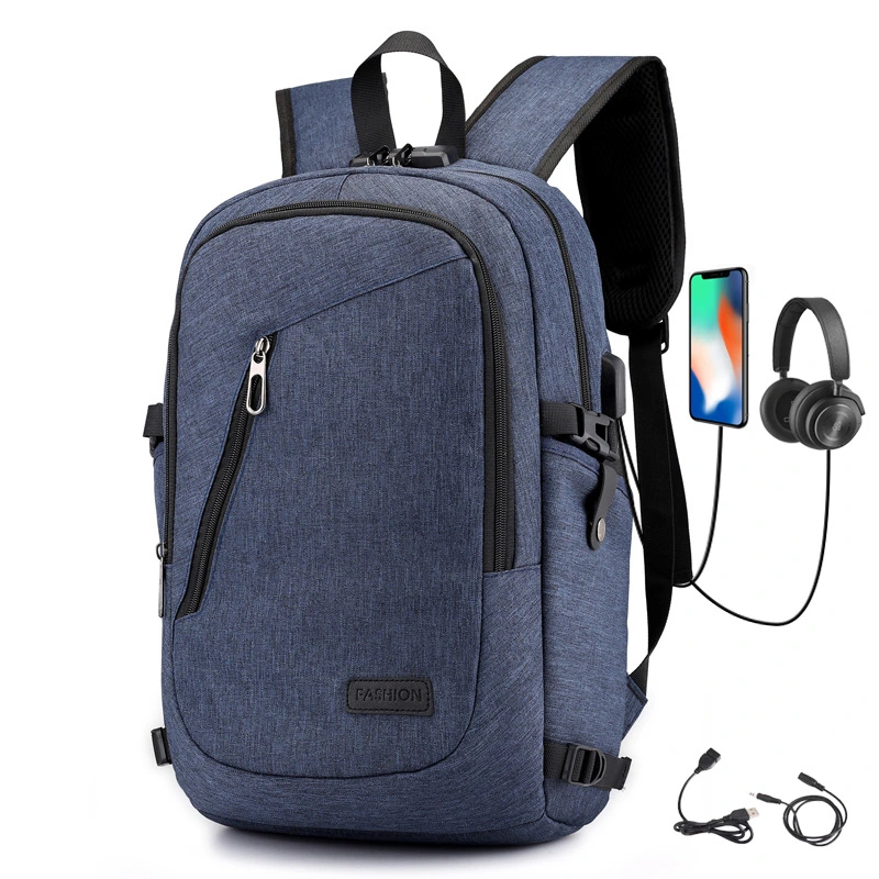 Anti-theft USB charging student bag backpack-large capacity