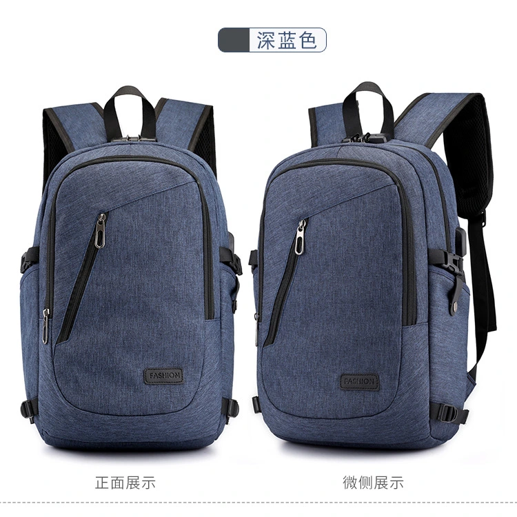 Anti-theft USB charging student bag backpack-large capacity
