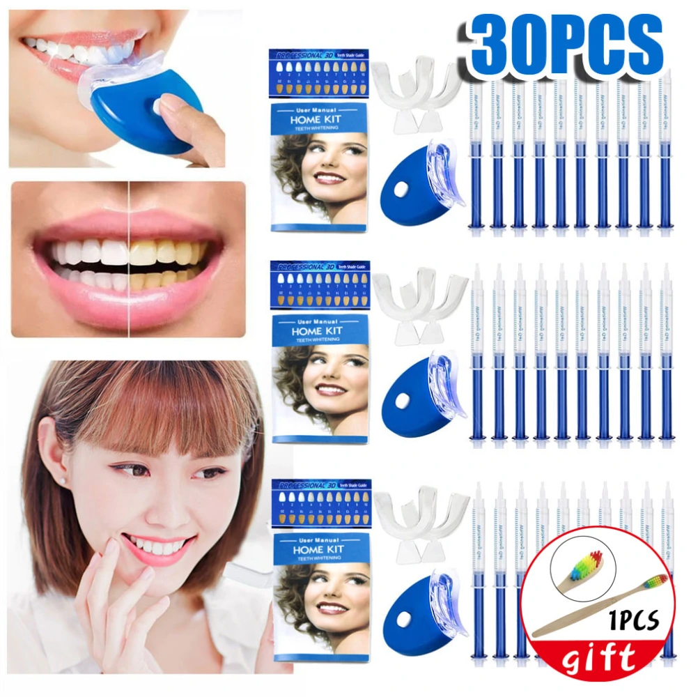 30 Pcs  Teeth Whitening Appliance Brightening Teeth Gel