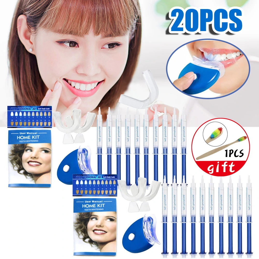 Set of 20 Teeth Whitening Gel Set Tooth  Whitening Syringes