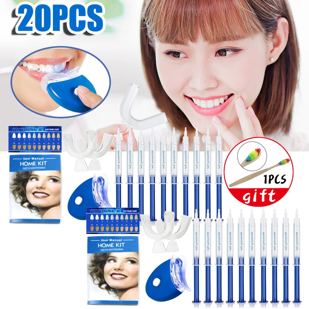 Set of 20 Teeth Whitening Gel Set Oral Hygiene Tooth