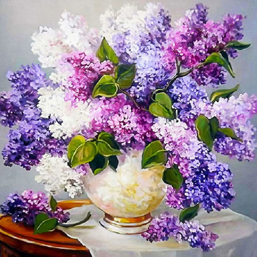 Diamond Painting Full Square Flowers Picture Art Kit