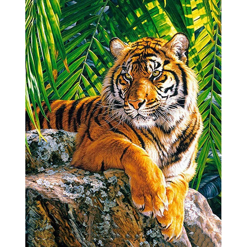 Animal Scenery Mosaic Drawings 5D Diamond Painting Set