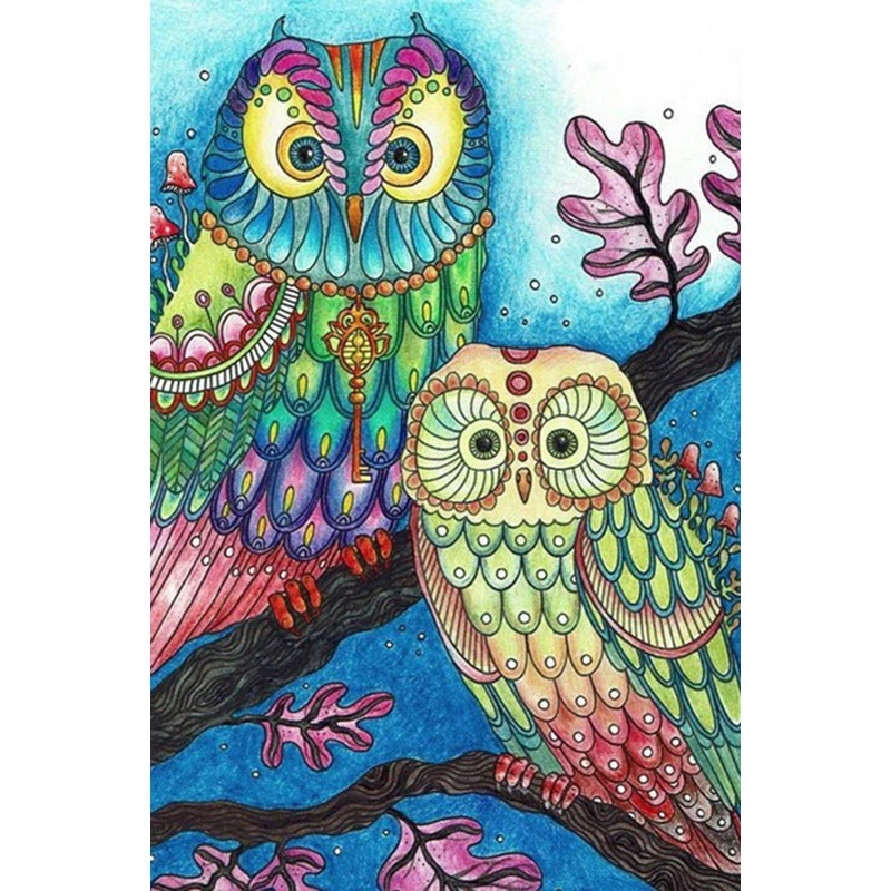 Animal Scenery Mosaic Drawings 5D Diamond Painting Set