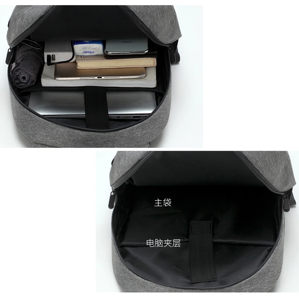 3PCS Backpack Waterproof Backpack USB Port