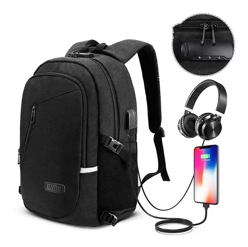 Anti-Theft Backpack With Usb Charger