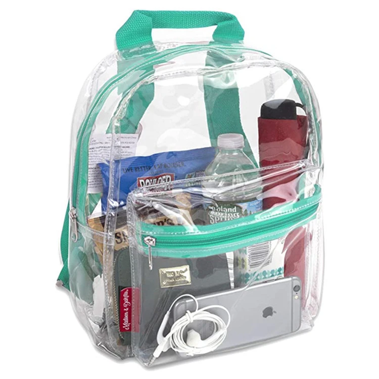 PVC transparent backpack Clear Backpack Bag Mini Backpack