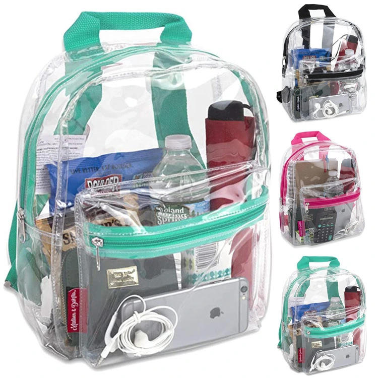 PVC transparent backpack Clear Backpack Bag Mini Backpack
