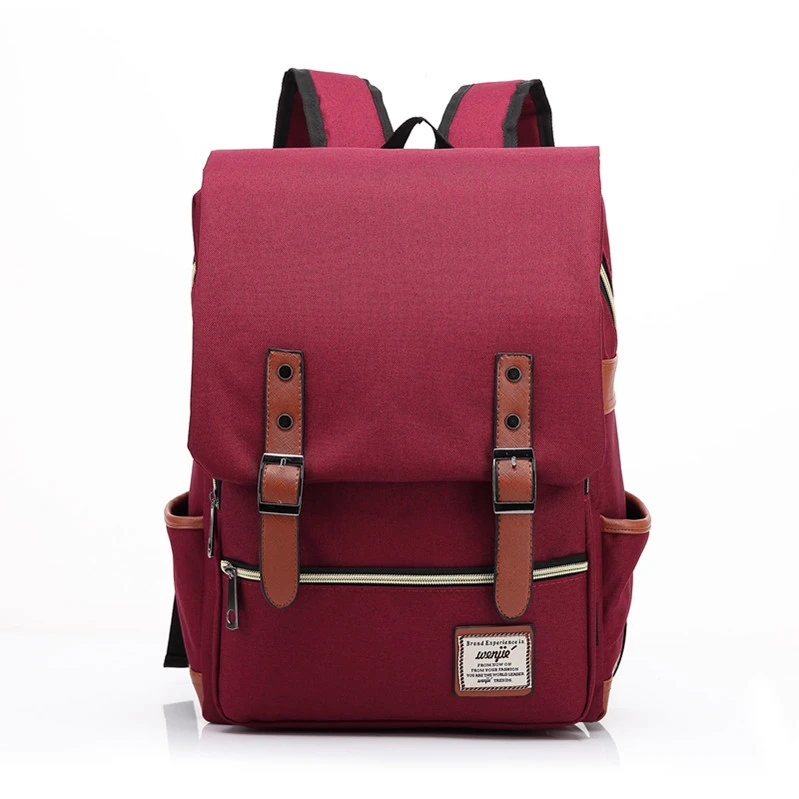 Canvas Anti-Theft Backpack With Computer Bag