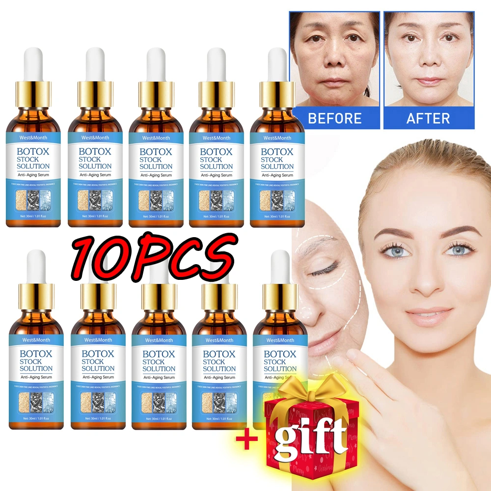 10Pcs Anti Aging Serum Collagen Boost Anti-Wrinkle Serum