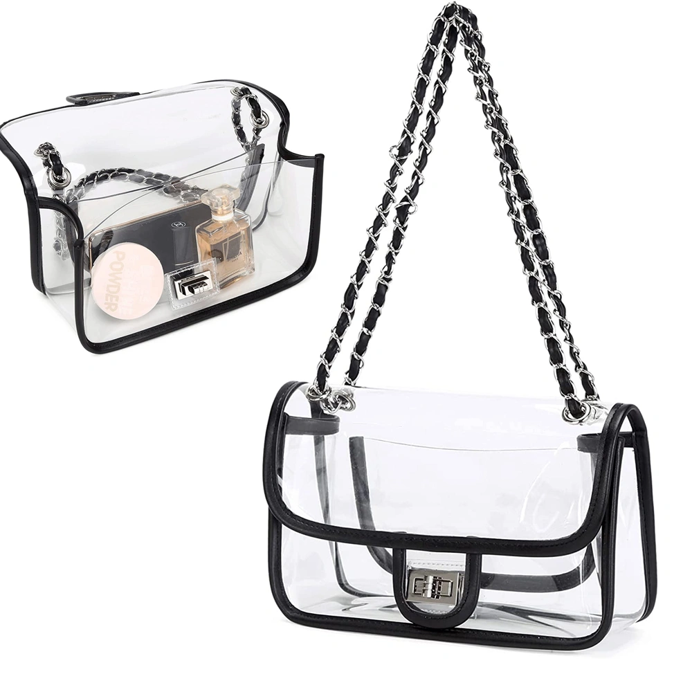 Women'S Pvc Transparent Crossbody Bag Tiktok