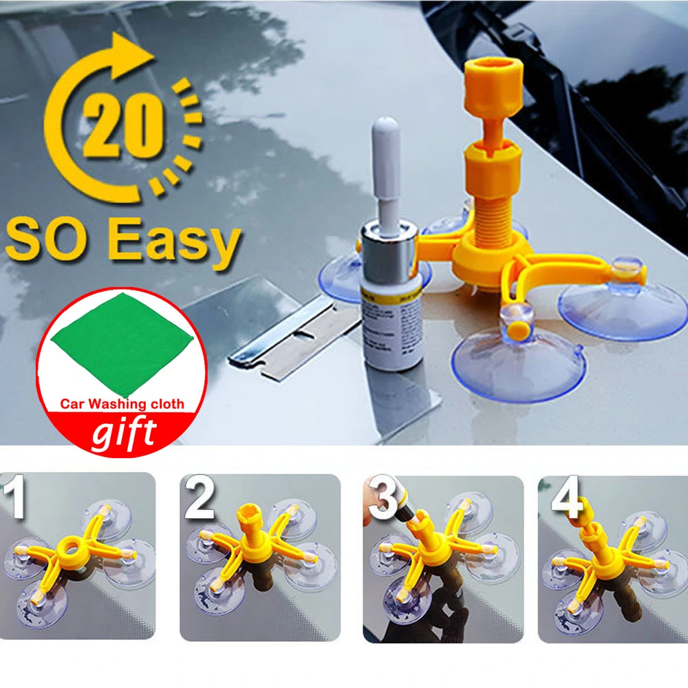 Automobile Windshield Repair Kit Tool  Set