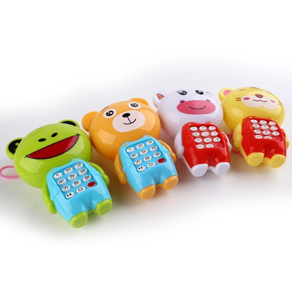 Creative Cartoon Animal Music Mobile Phone Kids Educational Learning Toy Gift