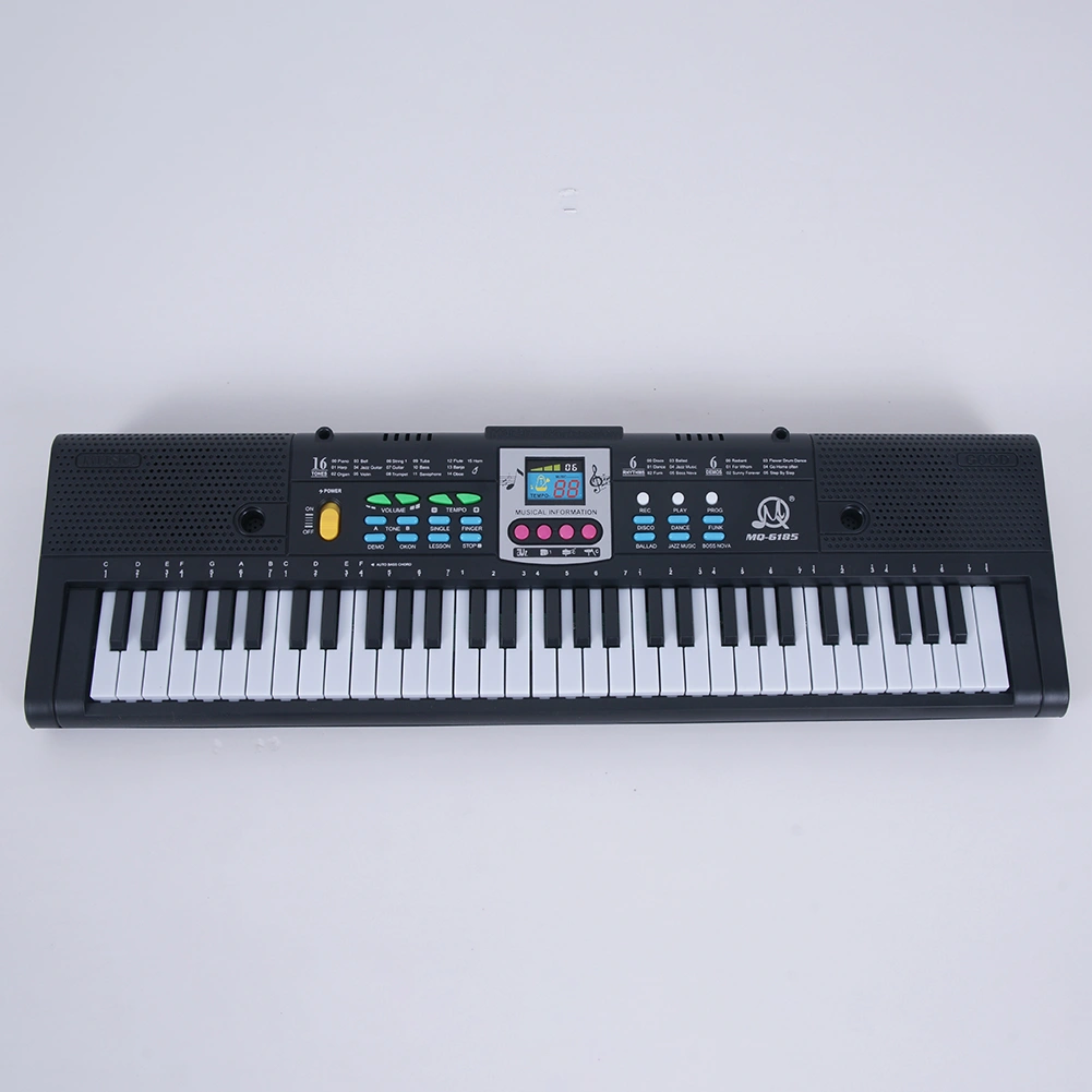 61 Key Multifunction Digital Electronic Music Piano Keyboard Toy with Microphone