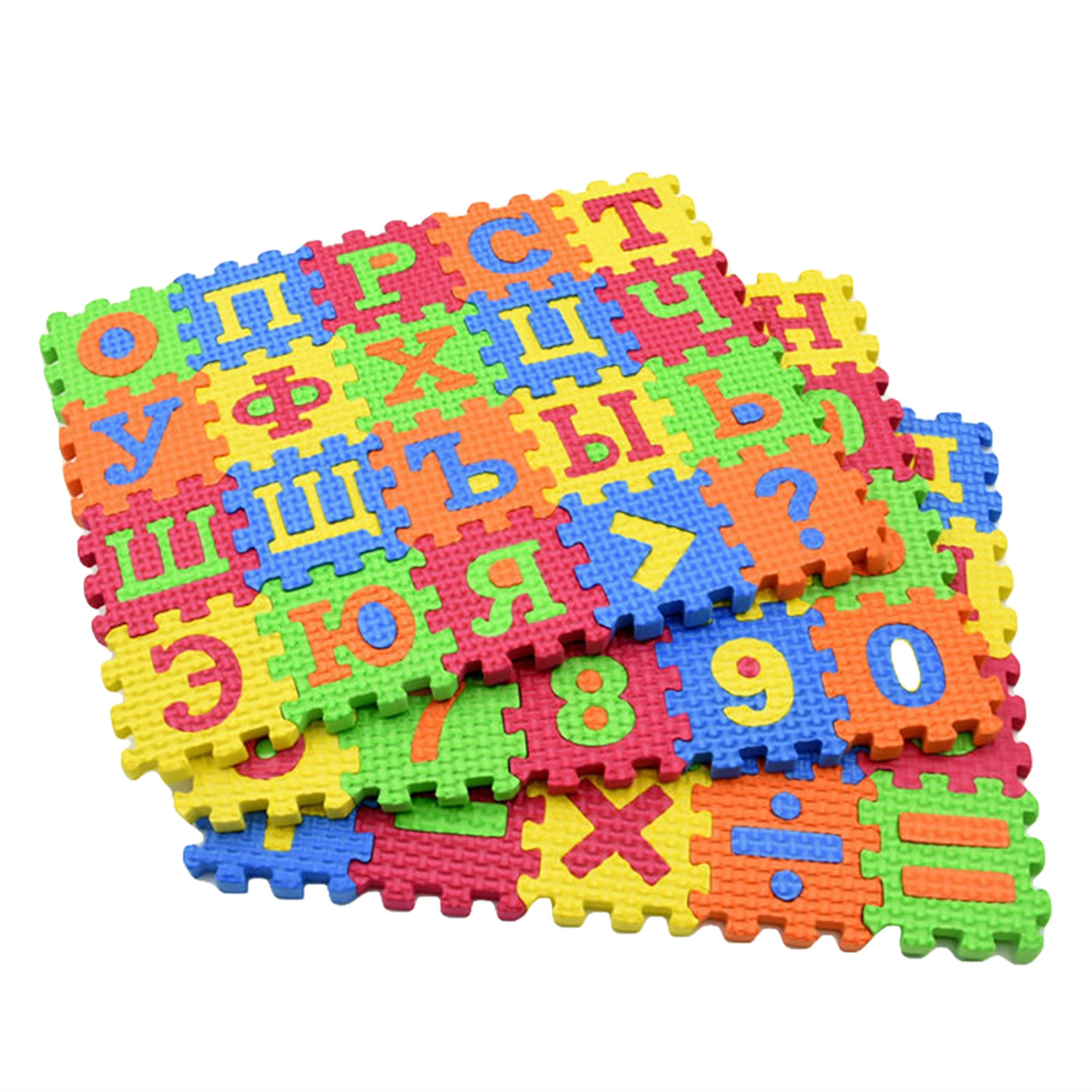 60Pcs/Set Russian Alphabet Carpet Baby Kids Education Toy Preschool Learning Mat