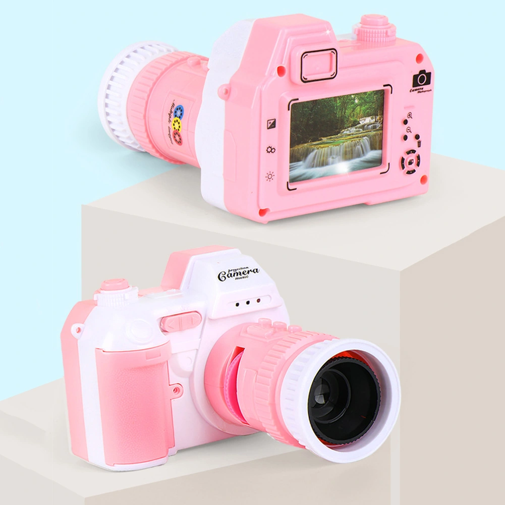 Simulation Camera Light Projection with LED Sound Kids Educational Toy Gift