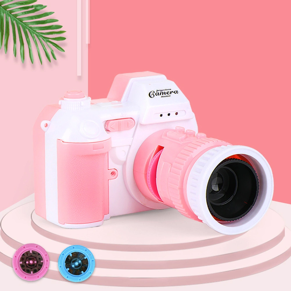 Simulation Camera Light Projection with LED Sound Kids Educational Toy Gift