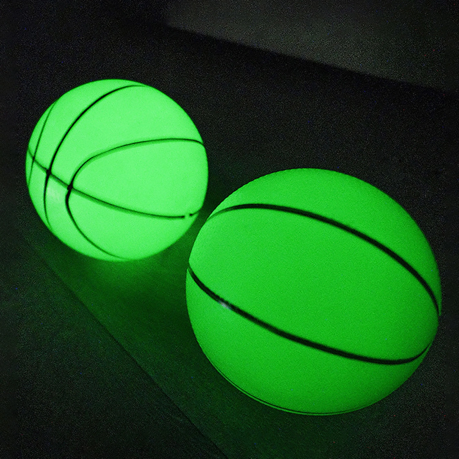 Light Up Basketball High Elasticity Battery-free PVC High Bright Holographic Basketball for Kids