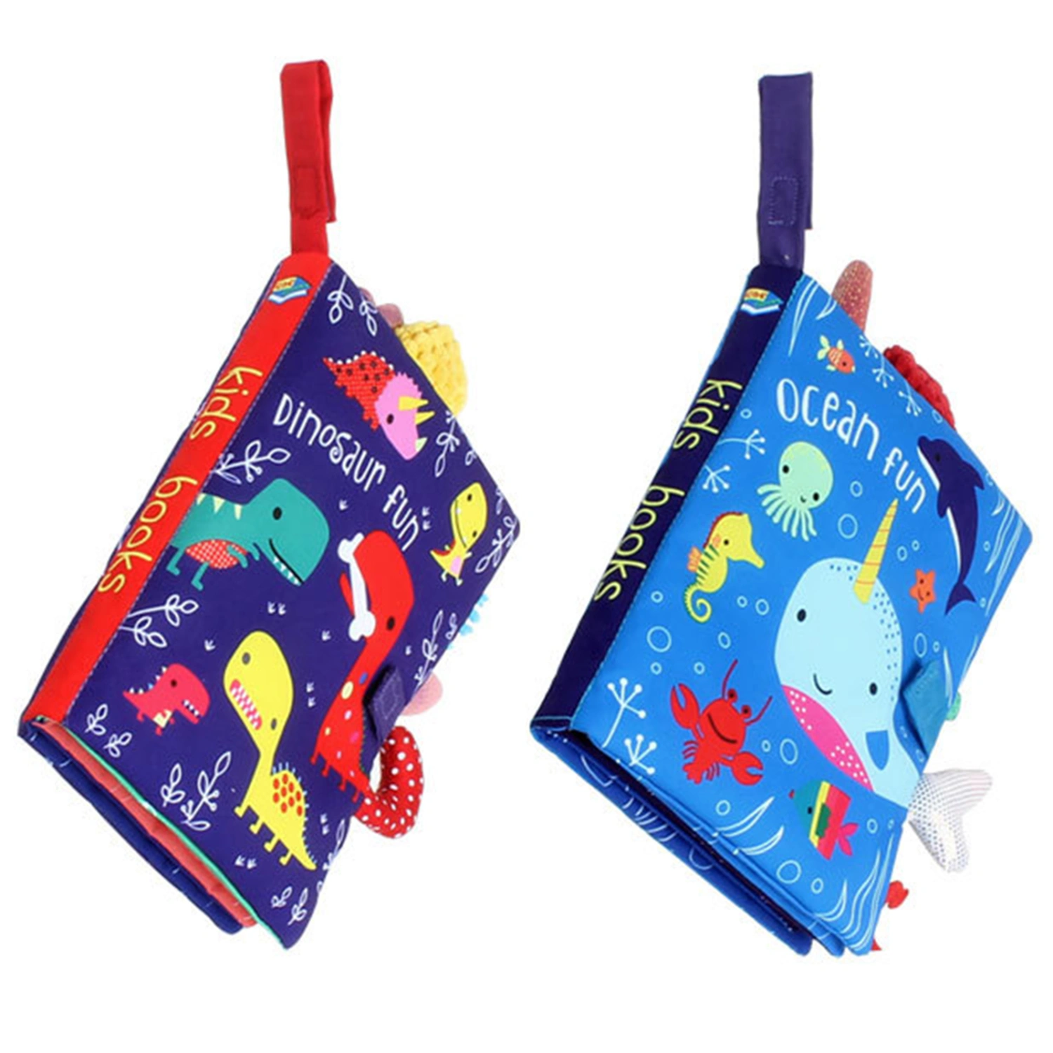 Multifunctional Tear-Proof Ringing Paper Tail Cloth Book Baby Educational Toy