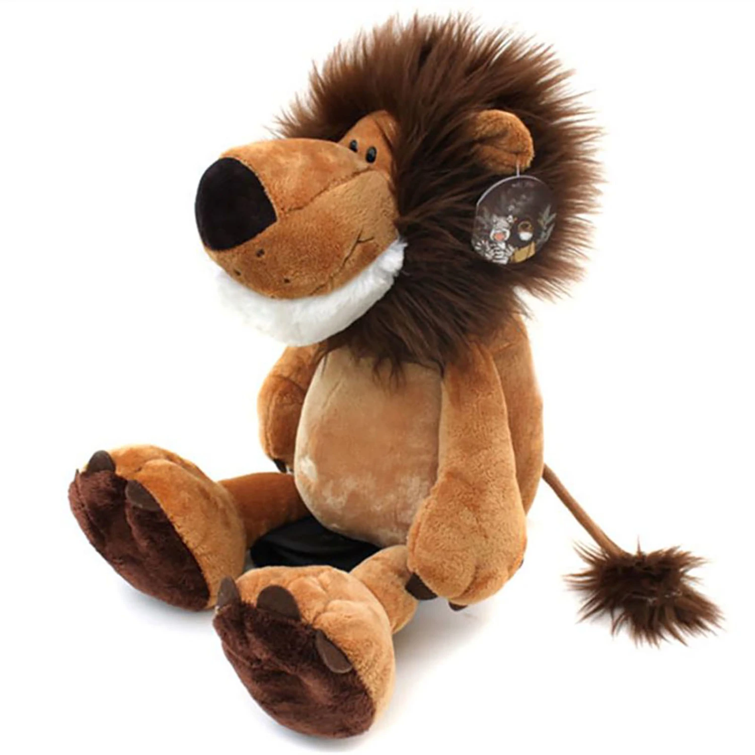 Cartoon Lion Wild Animal Soft Plush Stuffed Doll Kids Toy Gift Sofa Bed Decor