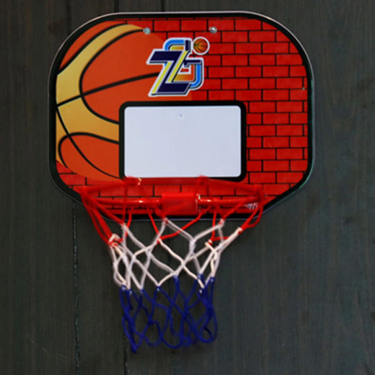 1 Set Basketball Stands with Suction Cups Indoor Game Plastic Basketball Backboard Hoop Set for Children