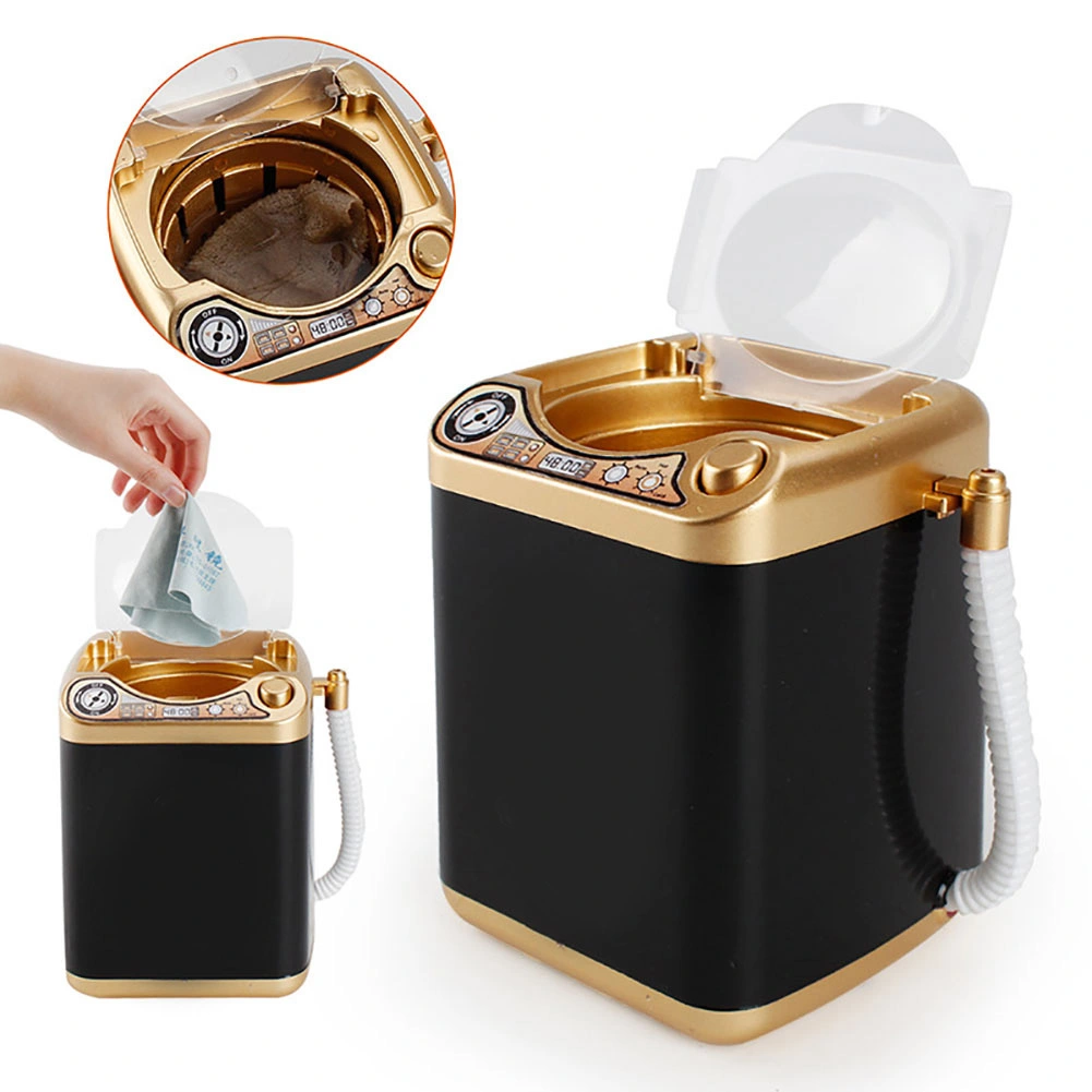 Mini Electric Washing Machine Toy Makeup Brushes Cleaning Dehydration Spin Dryer