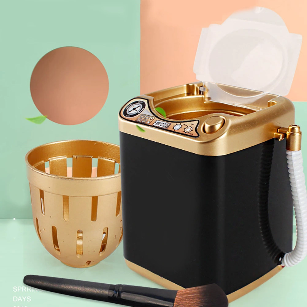 Mini Electric Washing Machine Toy Makeup Brushes Cleaning Dehydration Spin Dryer
