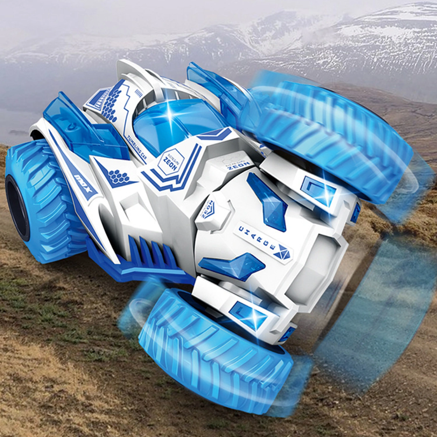 Off-Road Car Toy 360 Degree Rotation Anti-friction Strong Grip Pull Back Car Toy for Children
