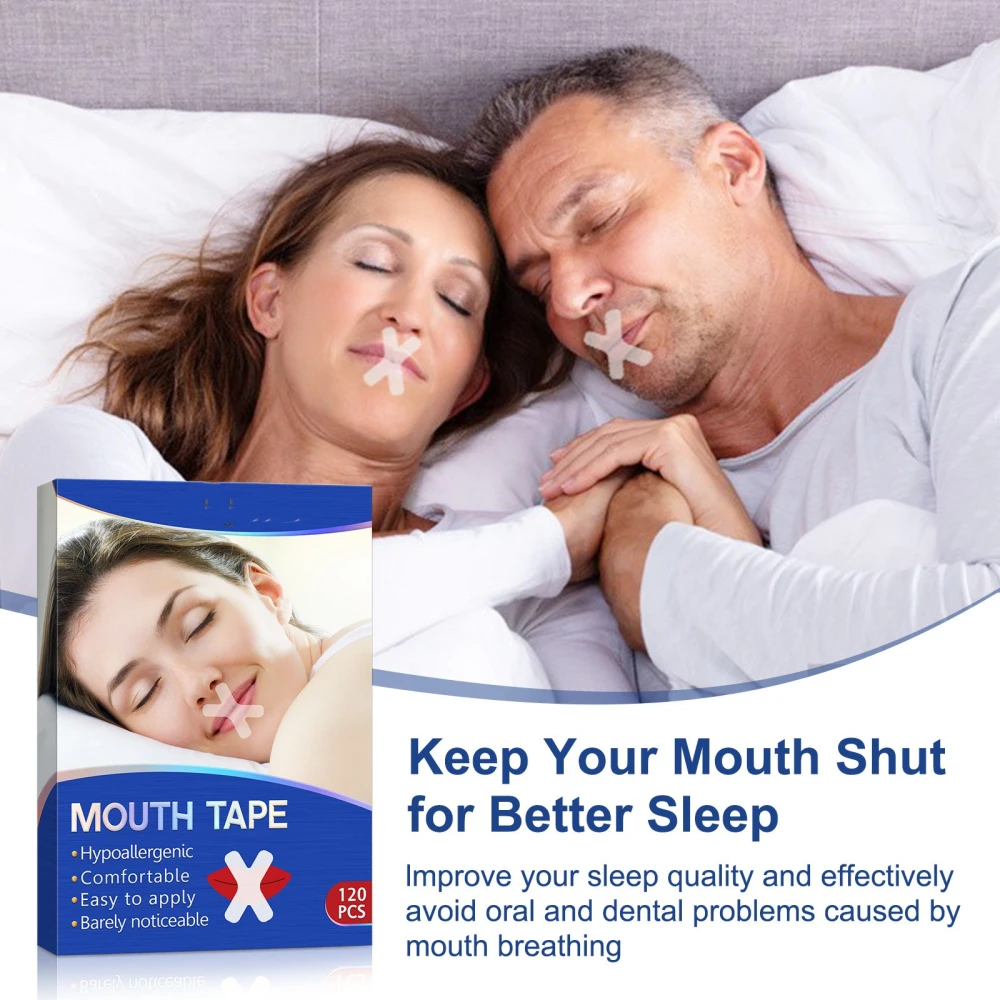 Adult And Children Sleep Open Mouth Stickers