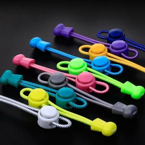 Elastic Sports Elastic Shoelaces Lazy People Decoration Children Free Tie Round