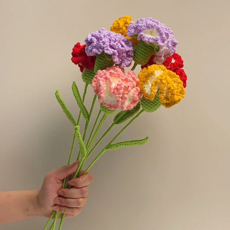 Creative Handmade Bouquet Finished Hand Crocheting Crafts