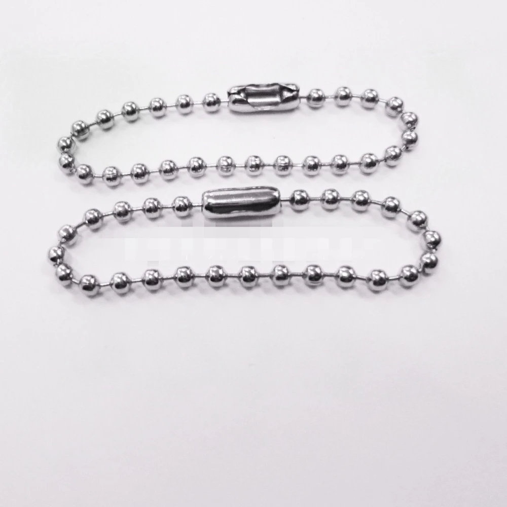 Men's Stainless Steel Round Beads Steel Ball Bracelet