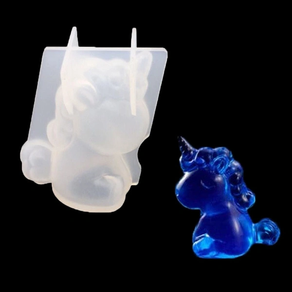 2023 NEW 3D Unicorn Shape Resin Mold Silicone Mold Epoxy Mold DIY Jewelry Making (Molds Only)