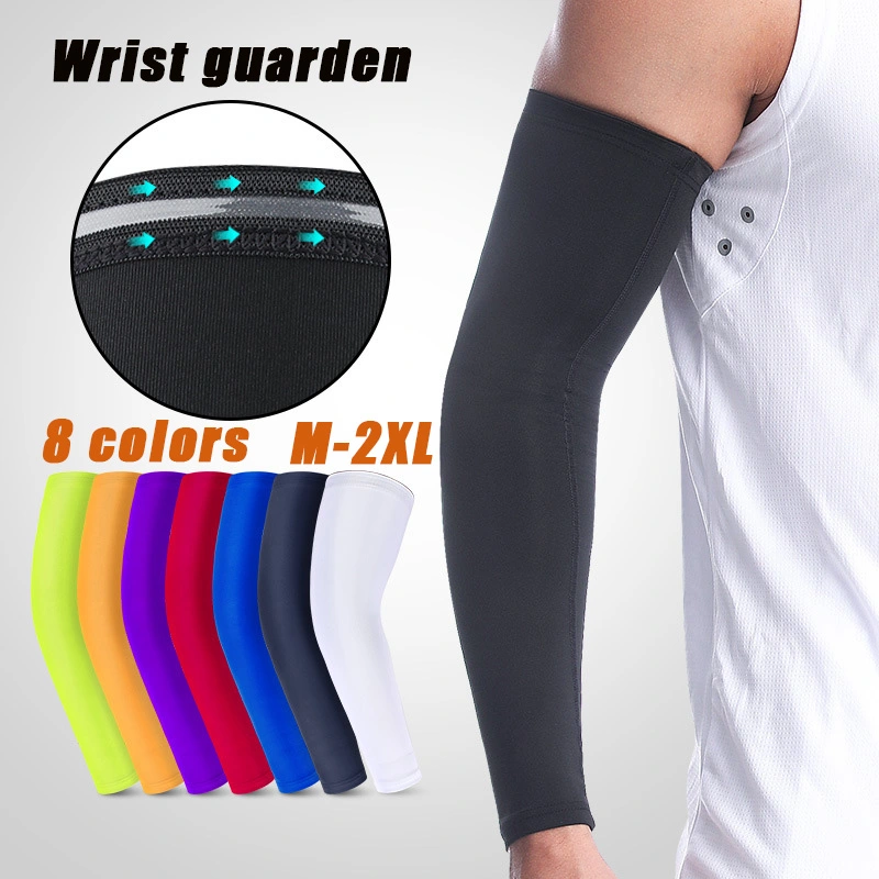 2023 summer new basketball wrist guard arm lengthened elbow protection sports sleeve