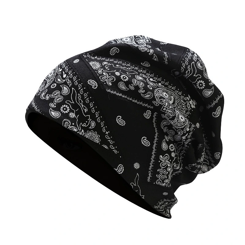 Women's Paisley Pattern Windproof Pullover Hat