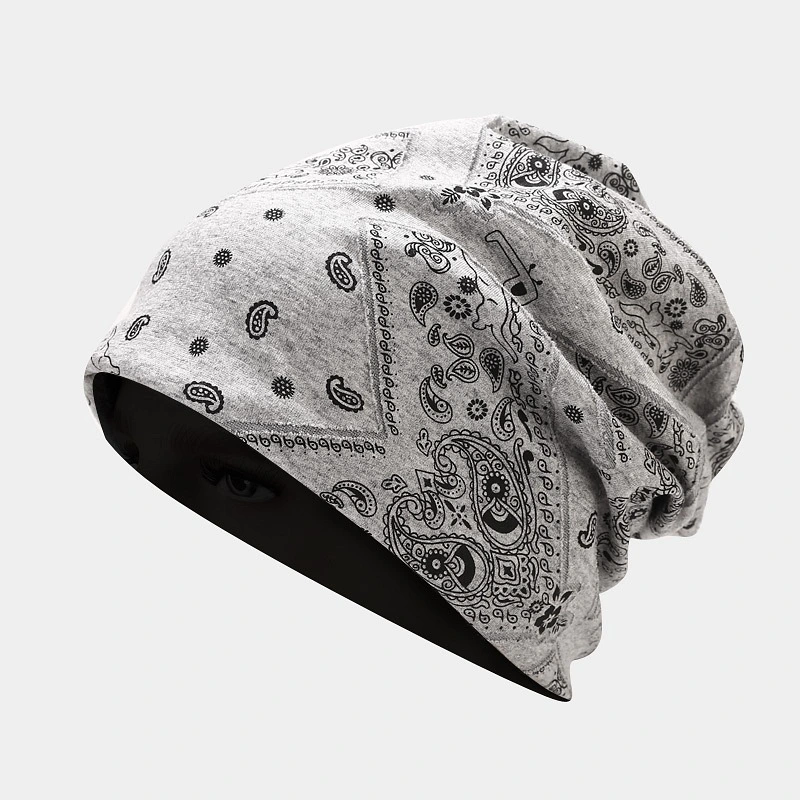 Women's Paisley Pattern Windproof Pullover Hat