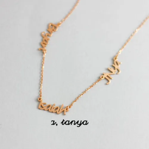 Custom name necklace